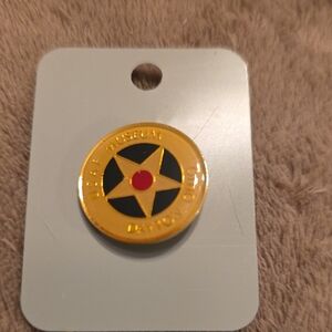 USAF Museum Gold and Black Pin